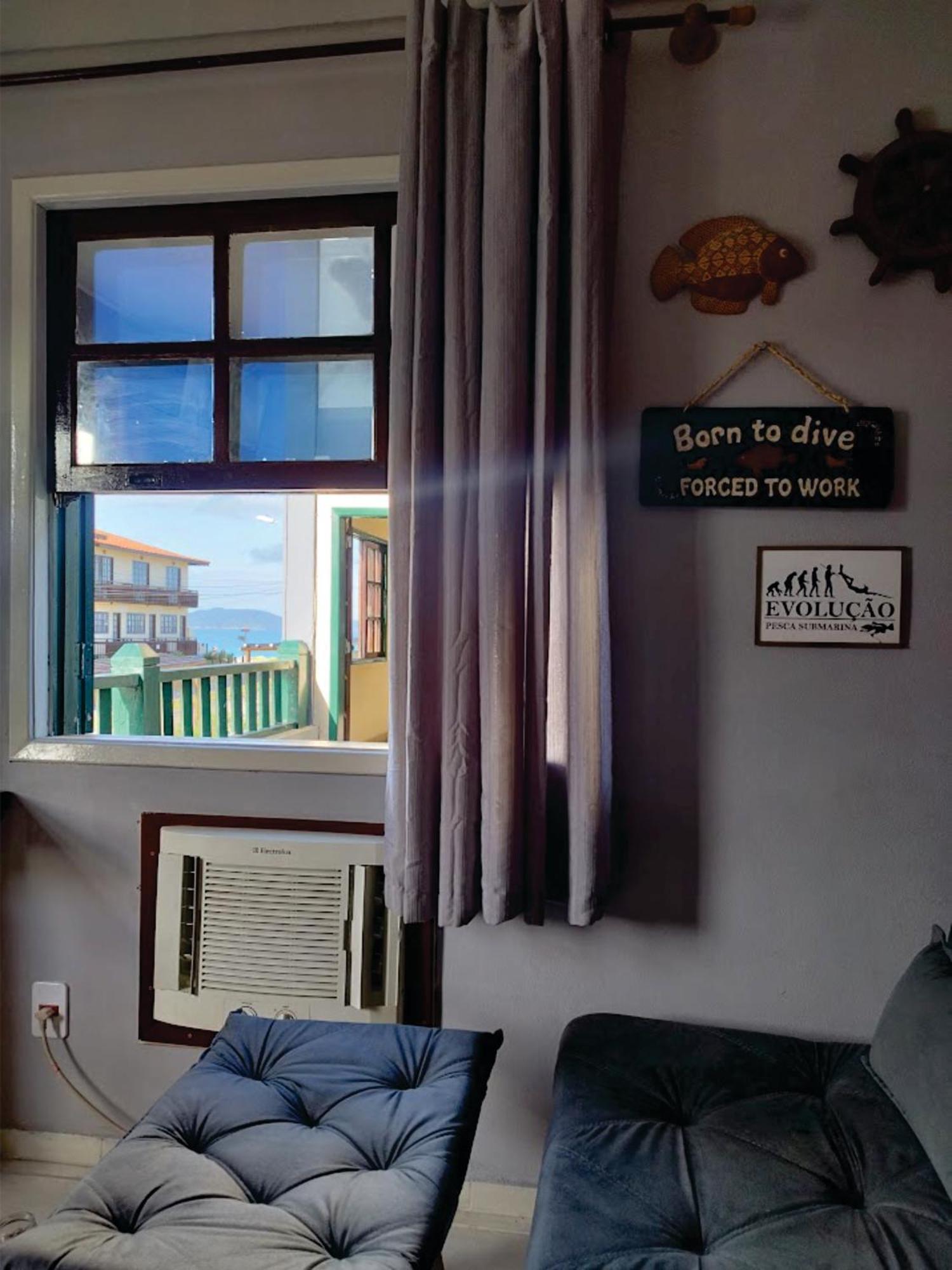 Apartment Da Janela Maravilhe-se Com A Vista! Apto Tipo Flat, Do Pero, Pe Na Areia, Piscina, Wi Fi Cabo Frio